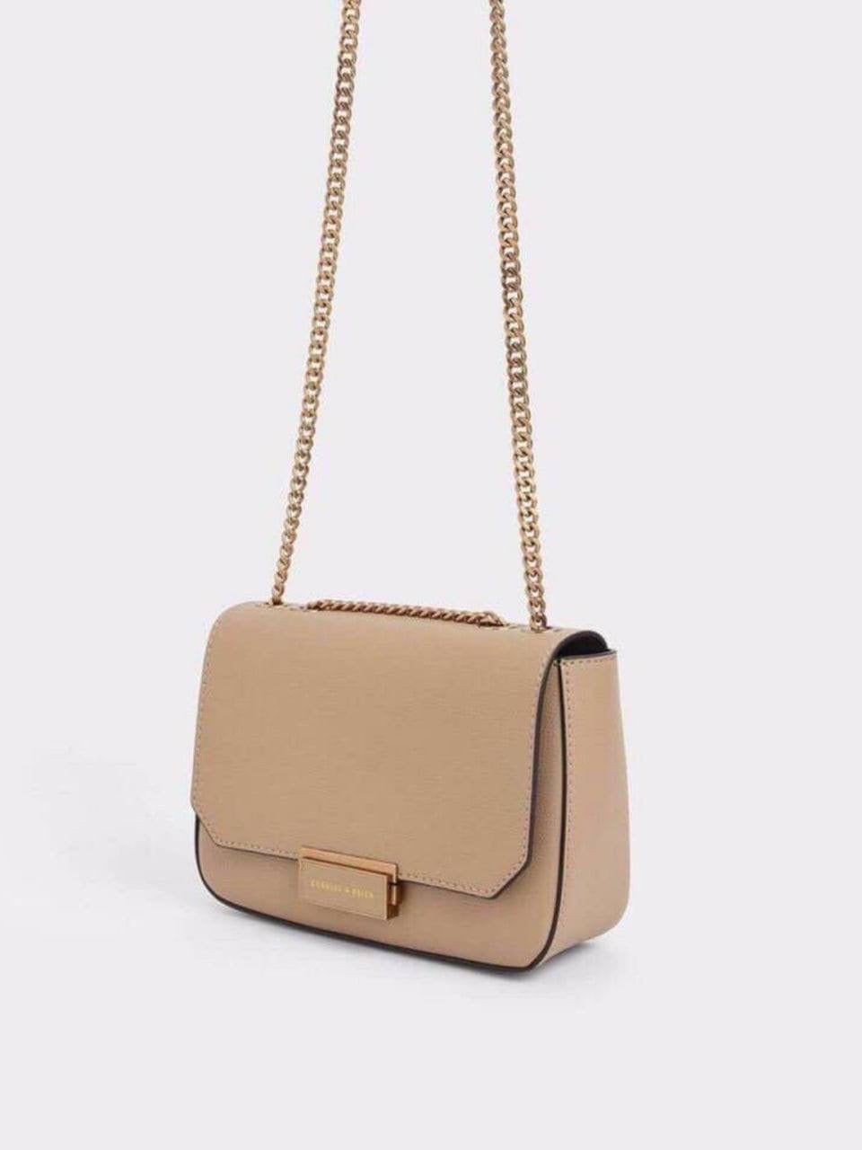 Classic Push-Lock Crossbody Bag