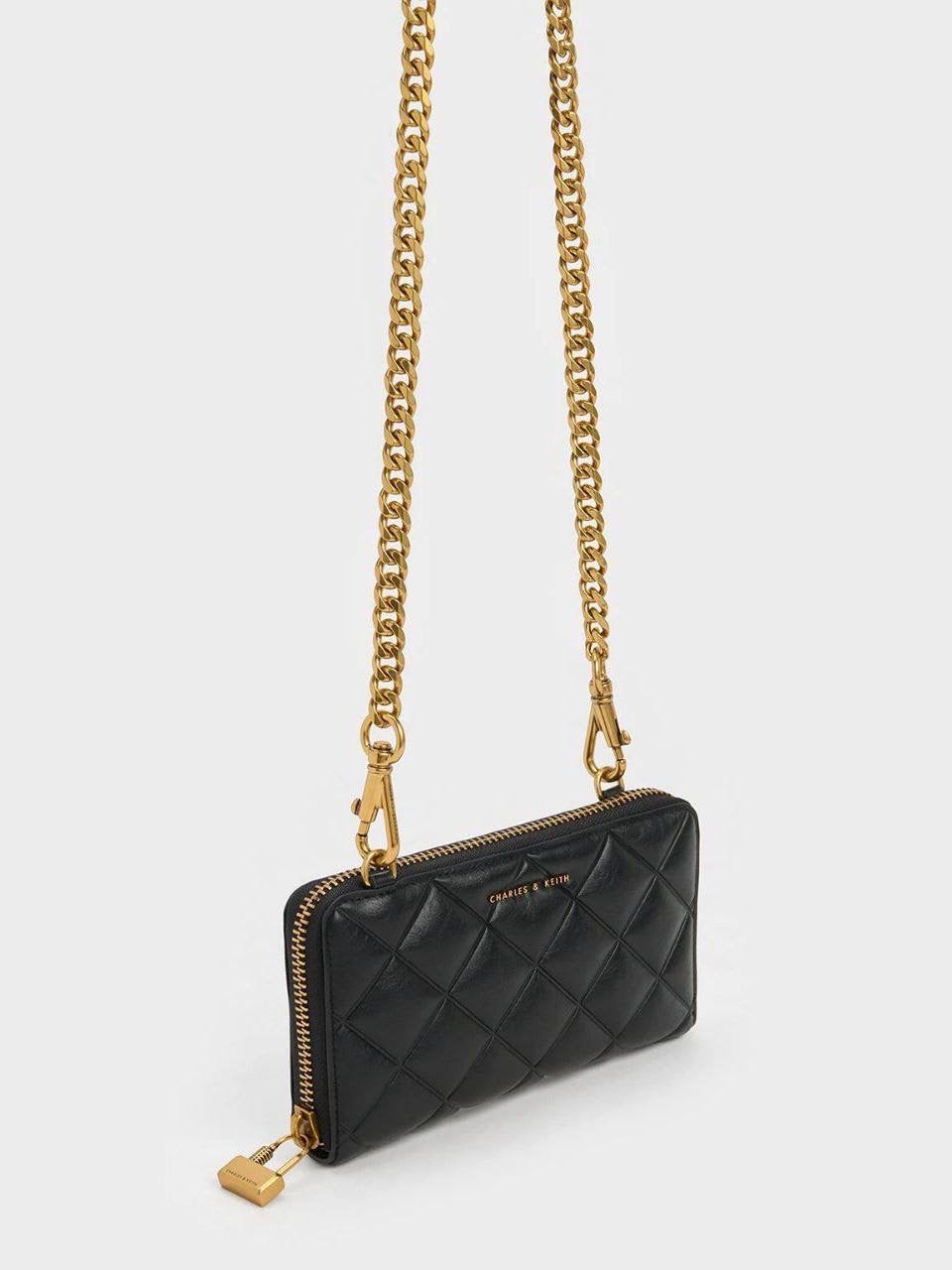 Swing Graffiti-Print Long Wallet