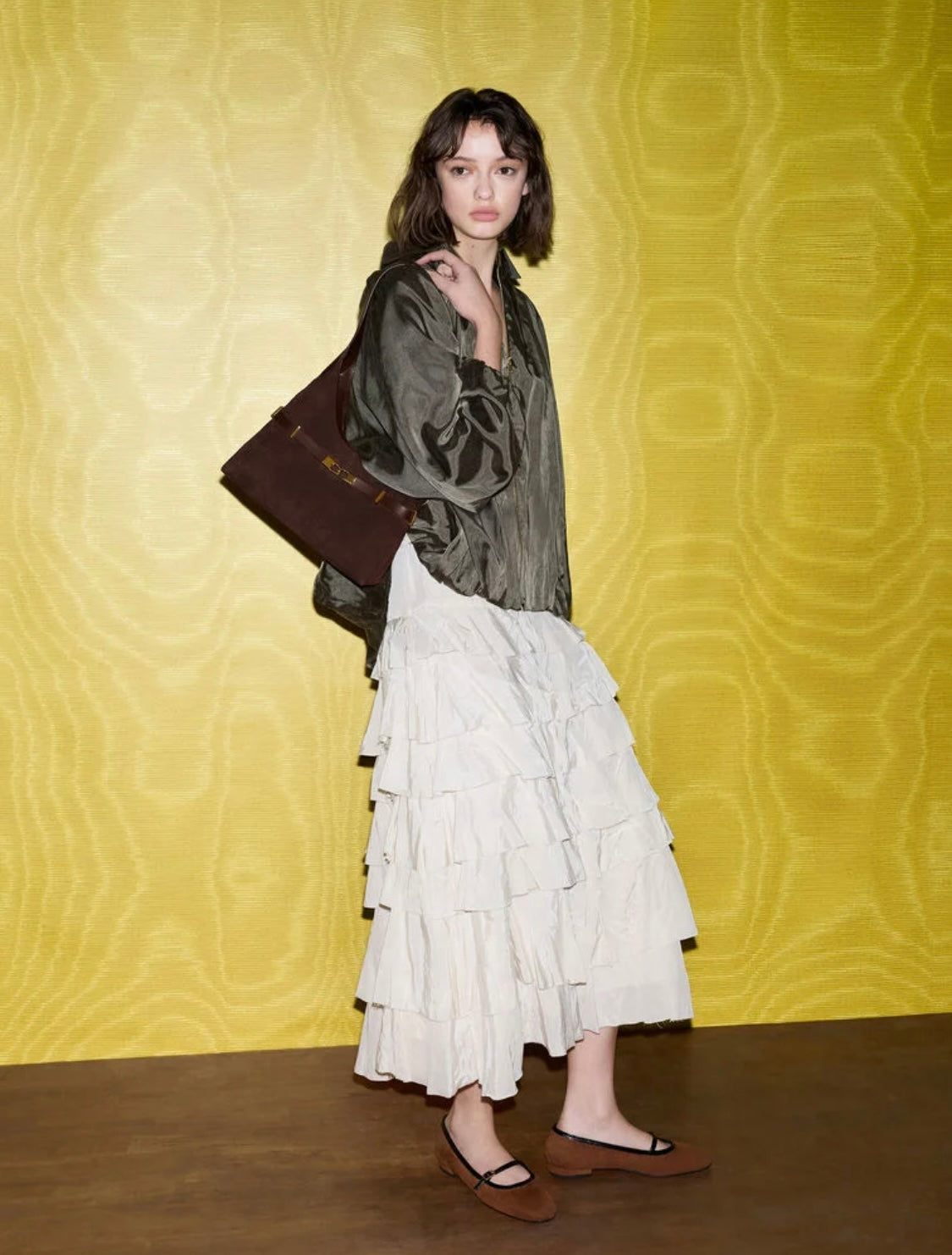 Arlet Metallic-Accent Belted Hobo Bag