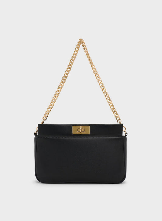 Lennie Chain-Handle Shoulder Bag