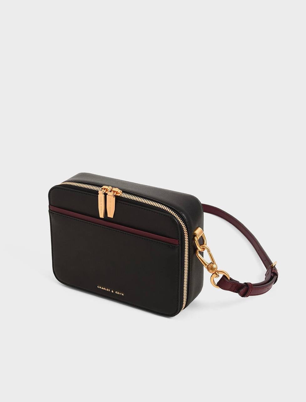 Double Zip Crossbody Bag