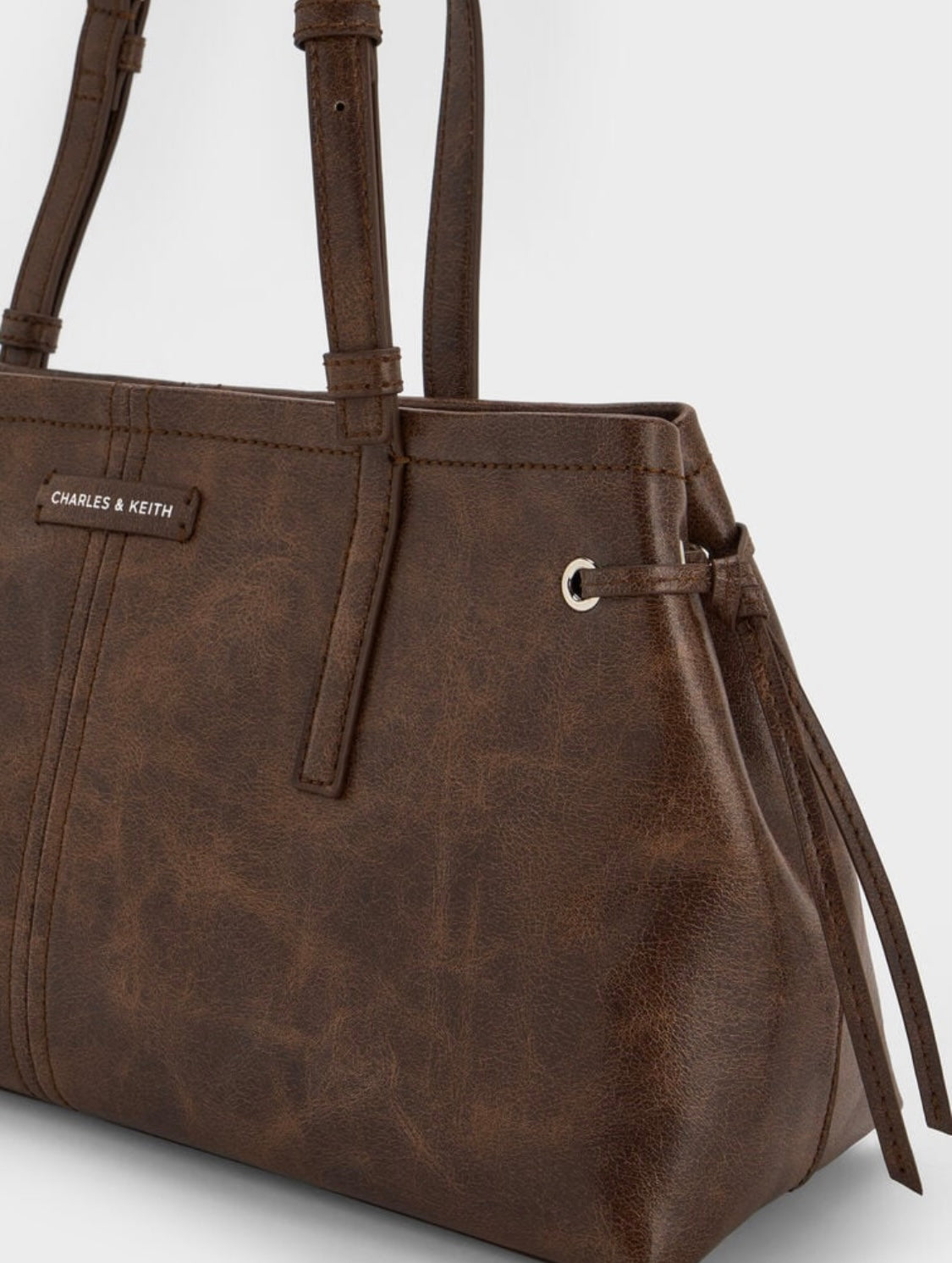 Noane Elongated-Handle Shoulder Bag