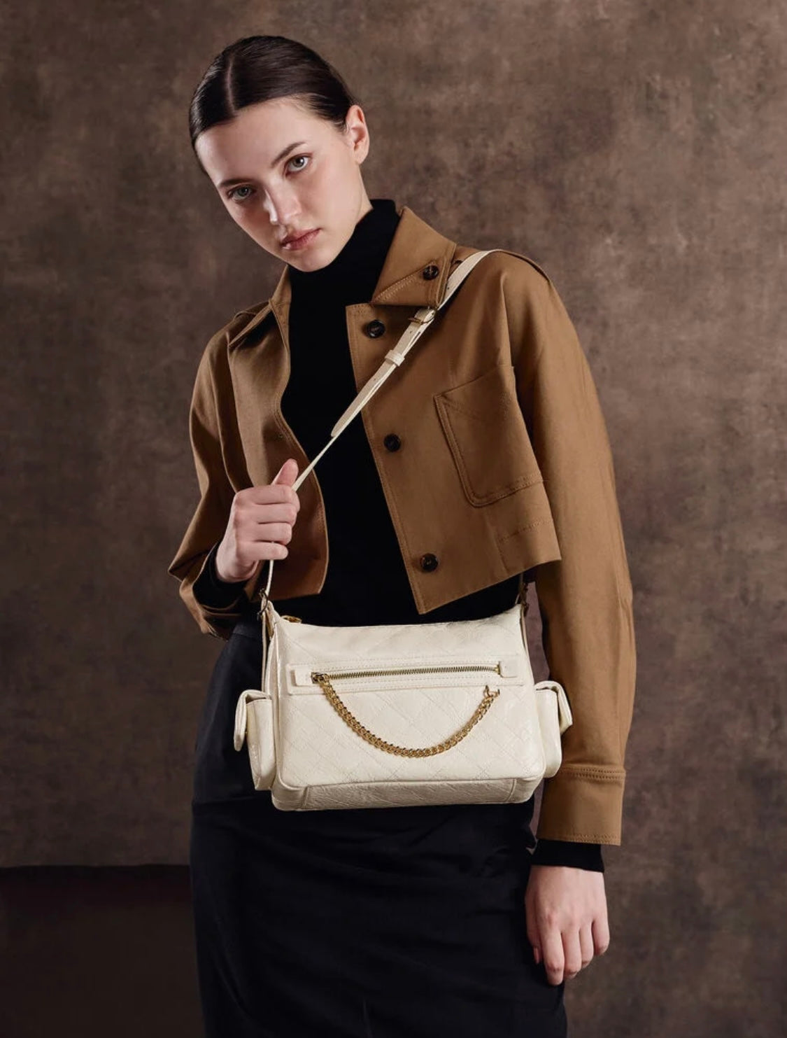 Duo Quilted Shoulder Bag