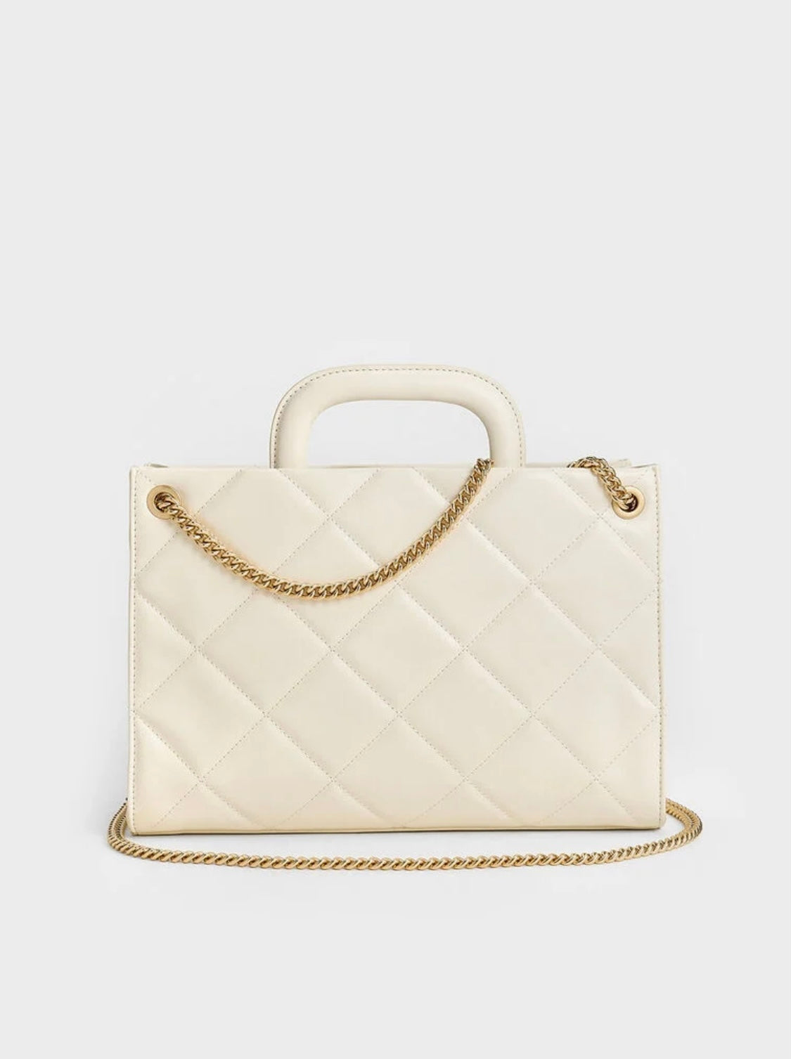Apfra Quilted Chain-Handle Bag