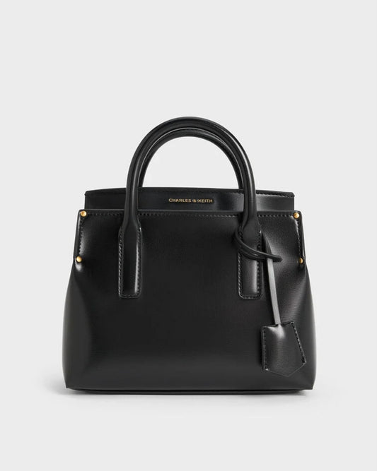 Rene Structured Top Handle Bag