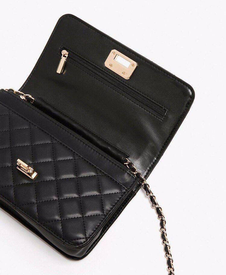 Quilted Flip-Lock Clutch