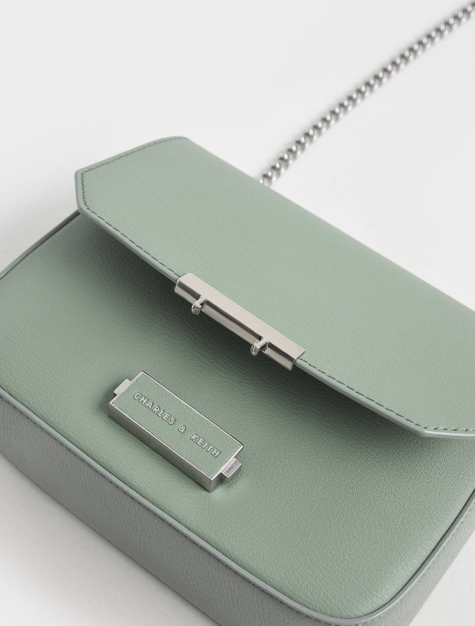 Classic Push-Lock Crossbody Bag