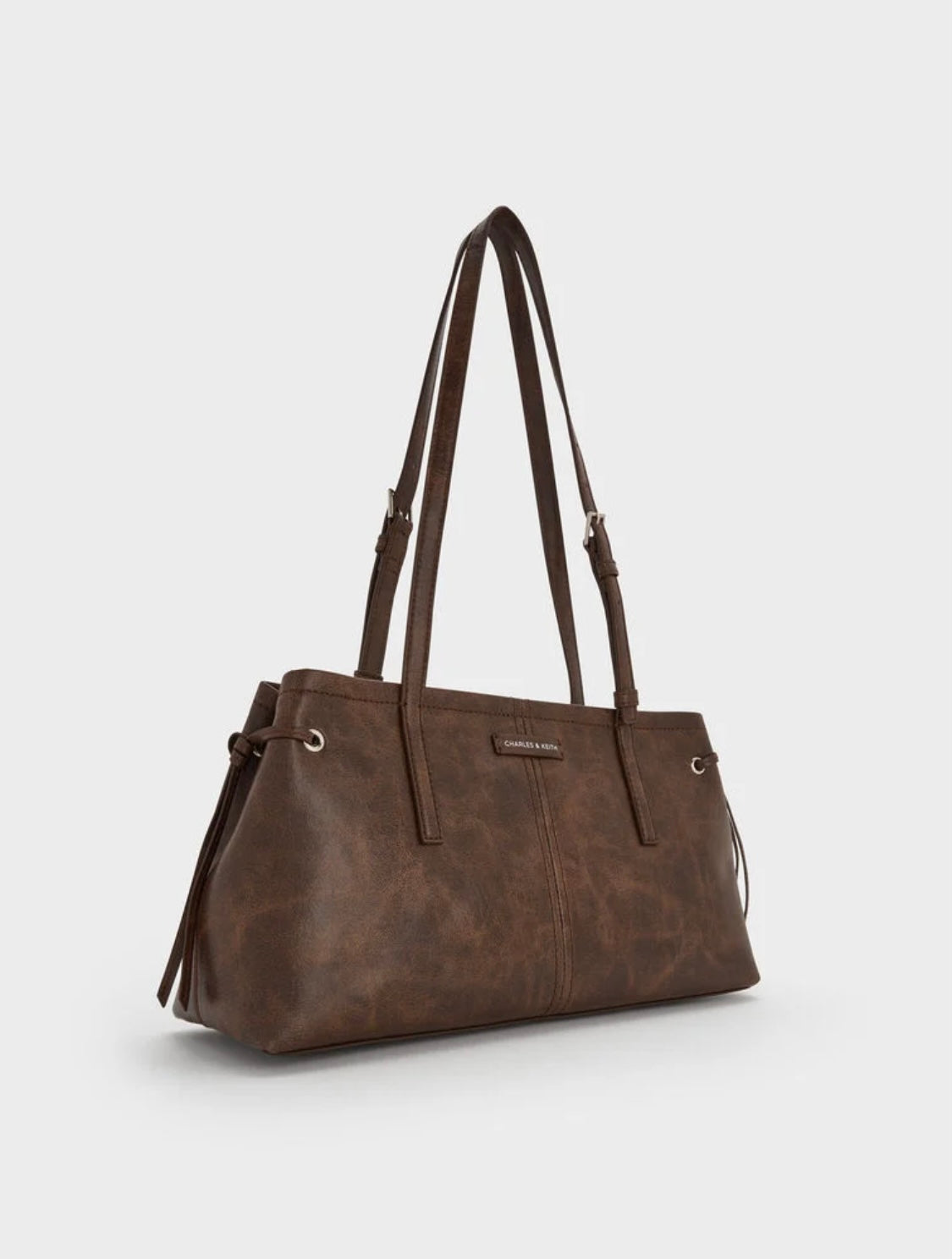 Noane Elongated-Handle Shoulder Bag