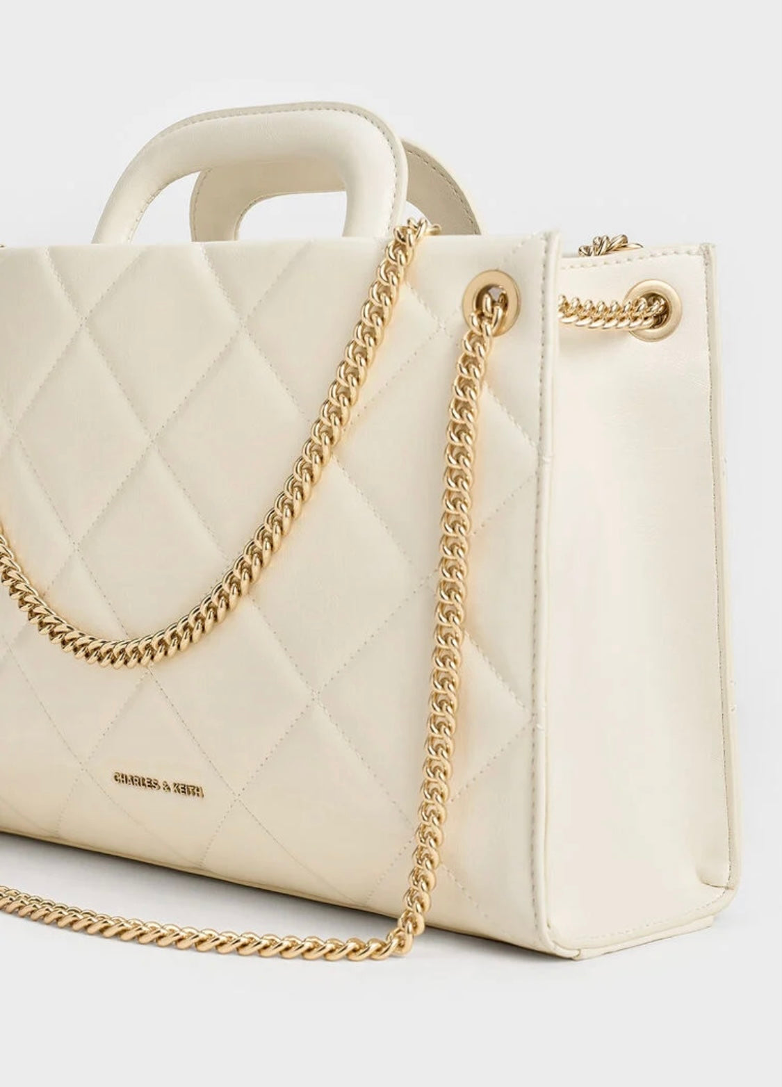 Apfra Quilted Chain-Handle Bag