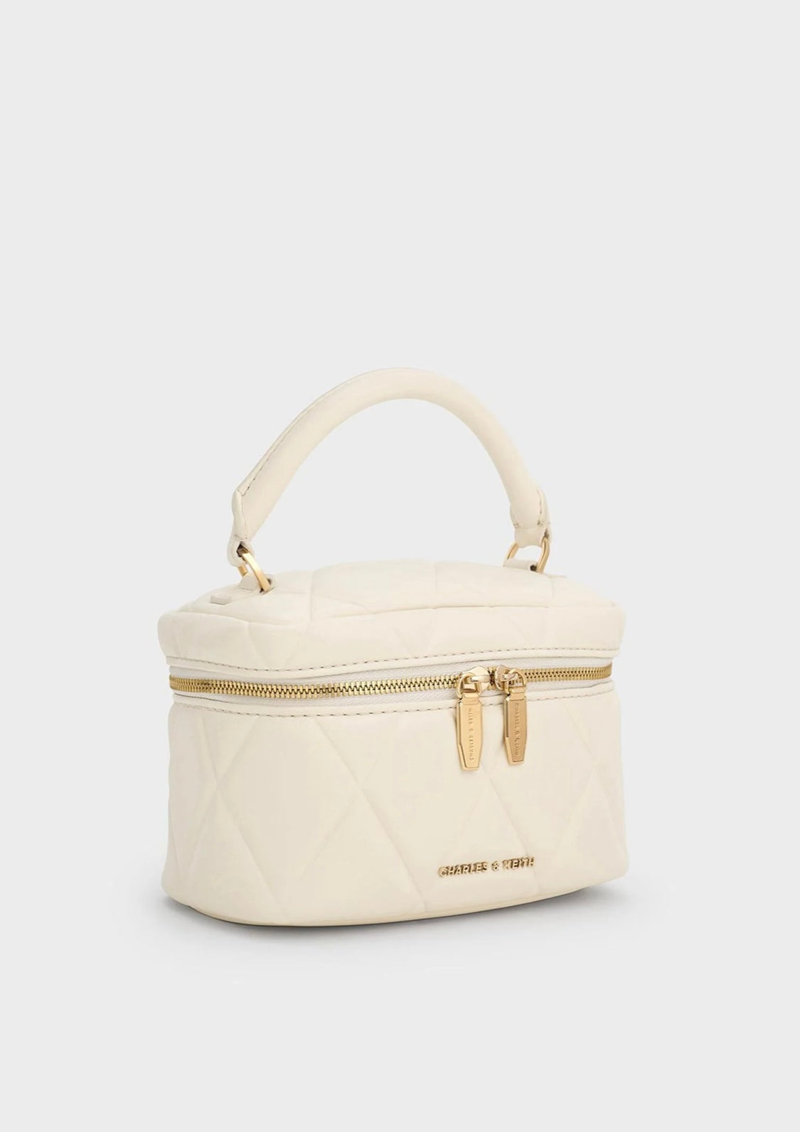 Arwen Quilted Top Handle Vanity Bag (With Box)