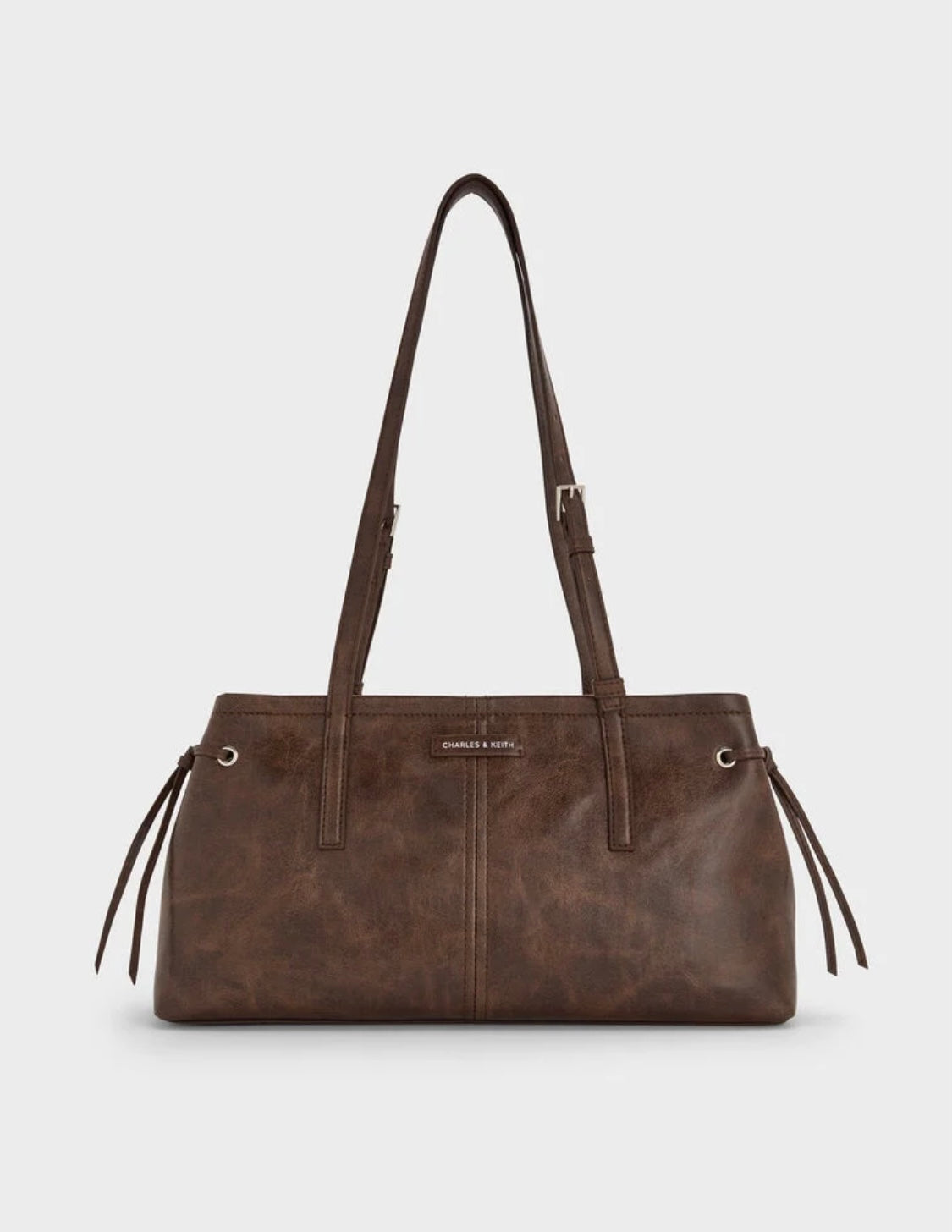 Noane Elongated-Handle Shoulder Bag