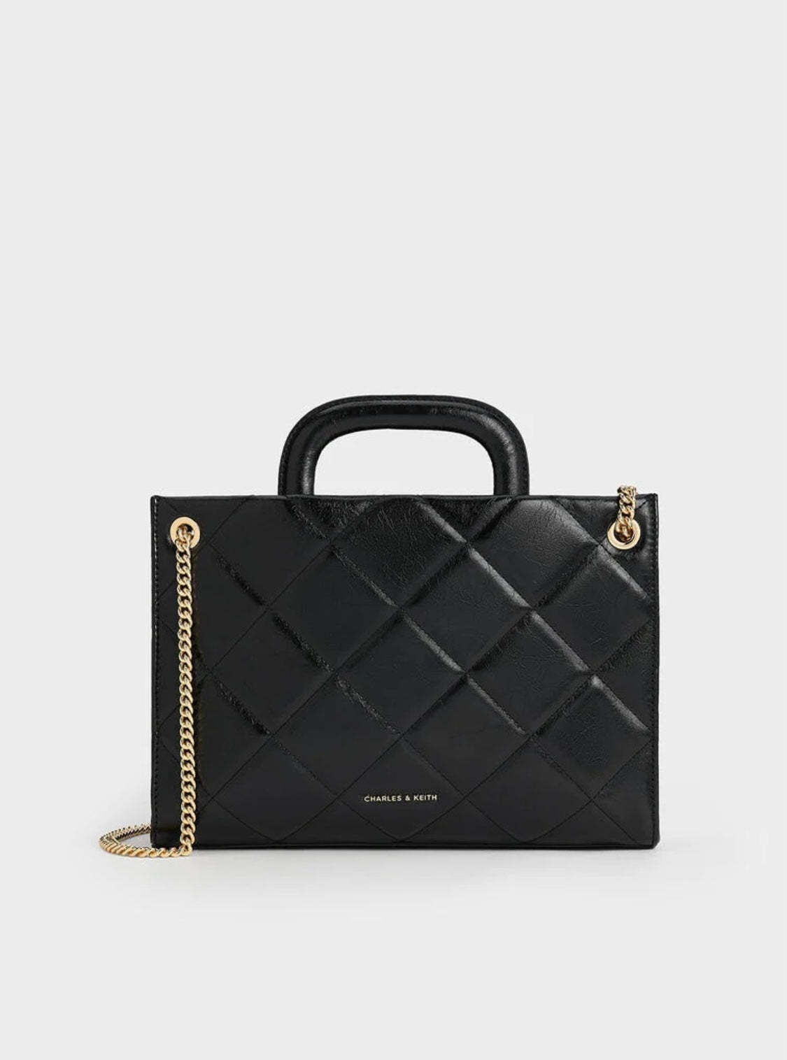 Apfra Quilted Chain-Handle Bag