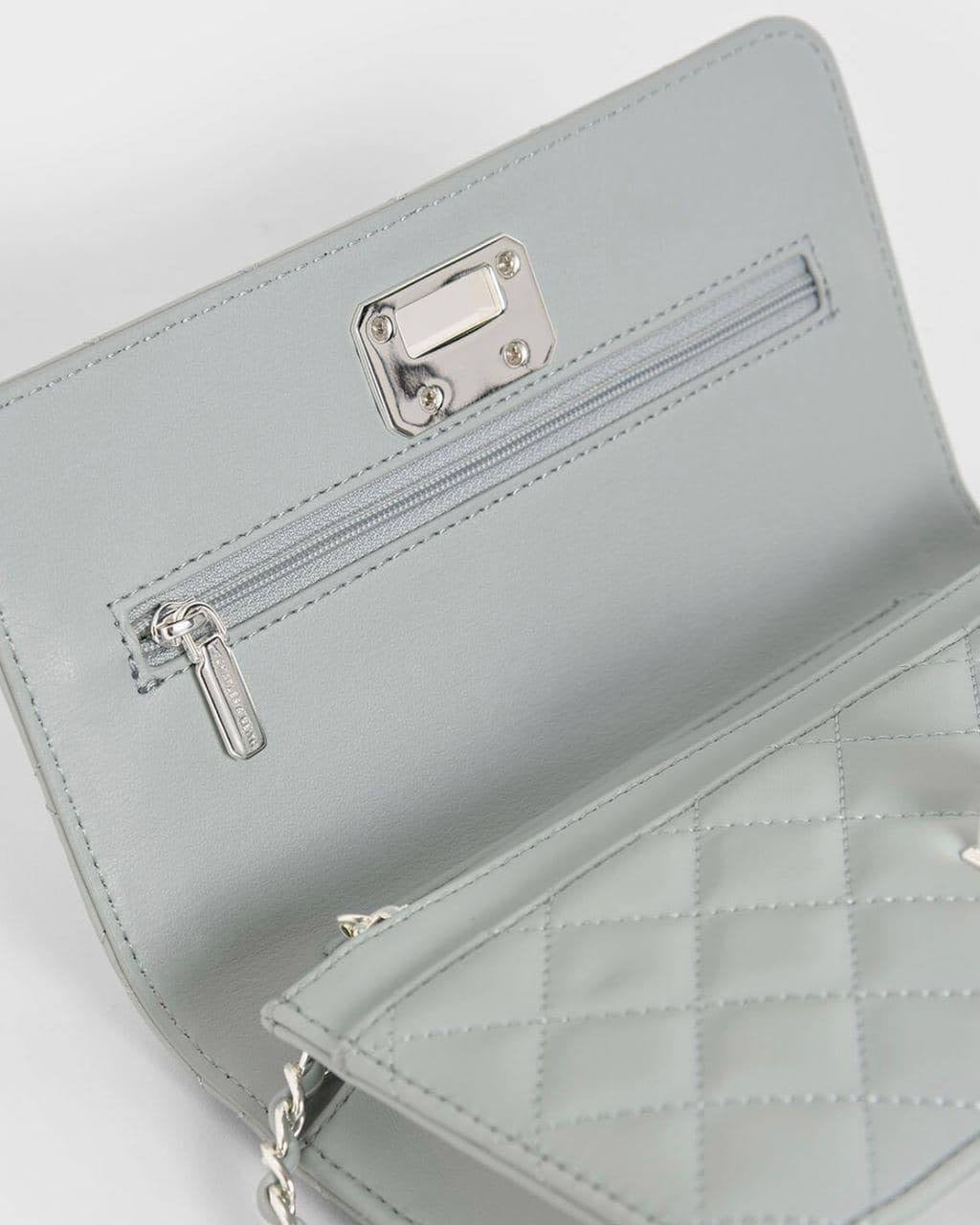 Quilted Flip-Lock Clutch