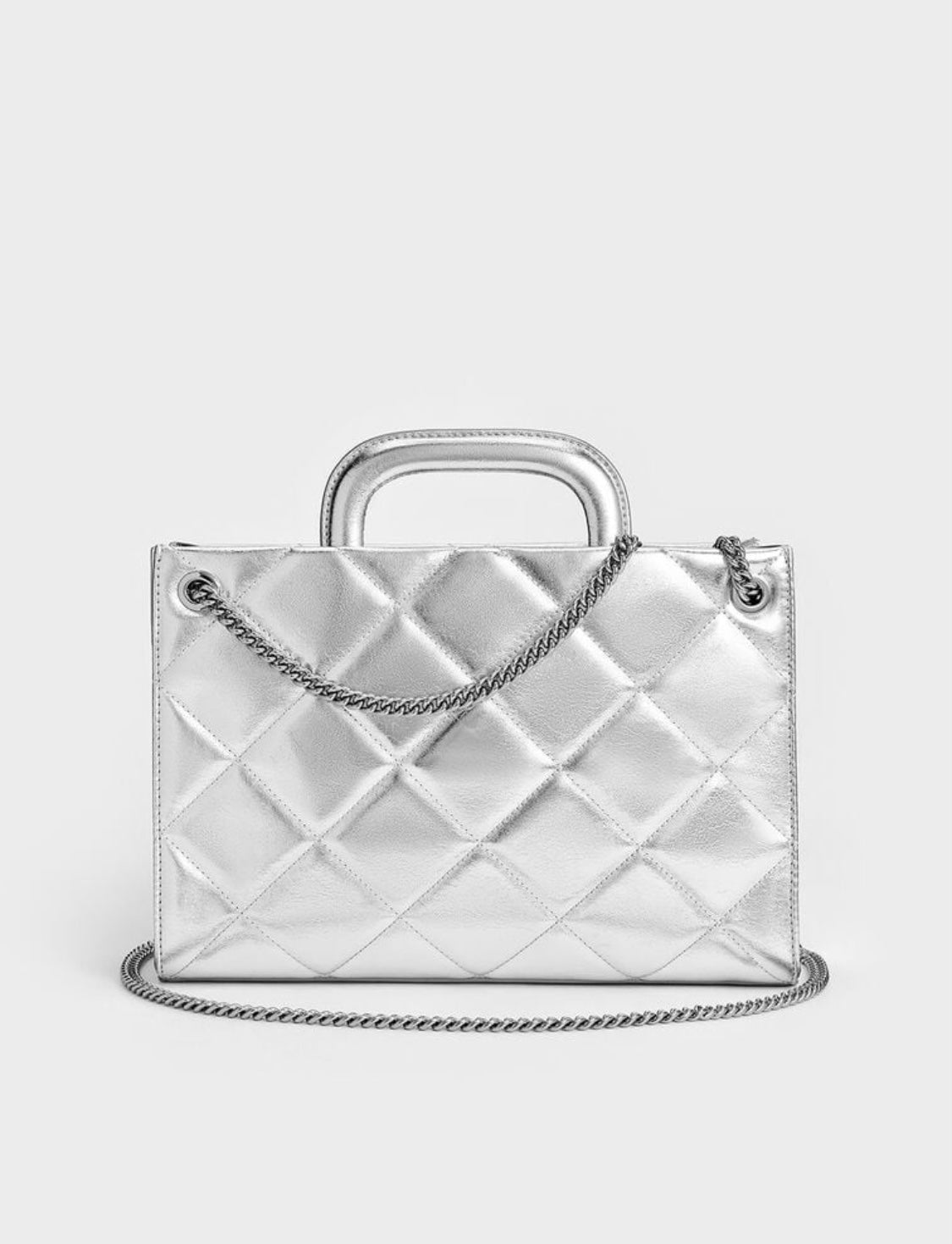 Apfra Quilted Chain-Handle Bag