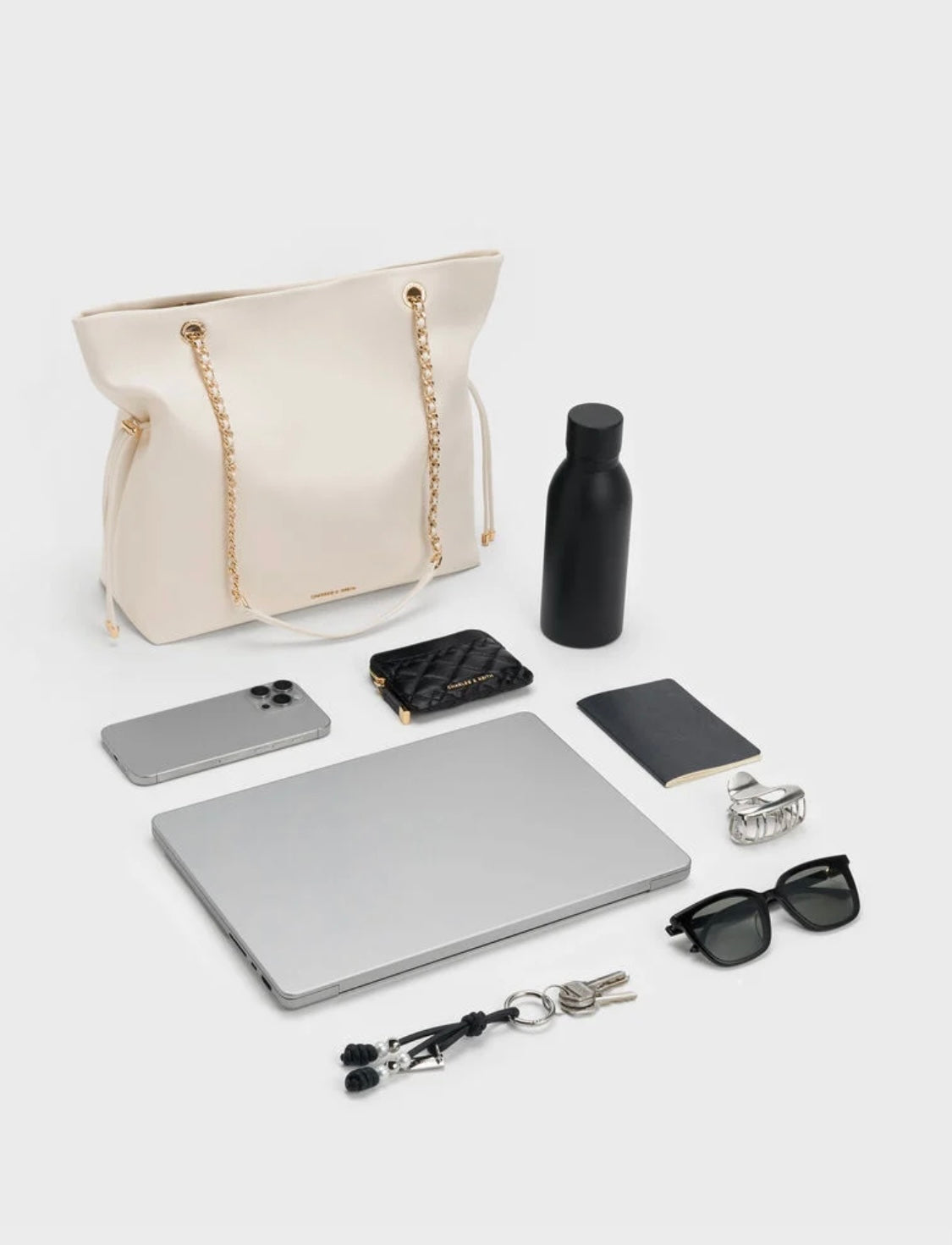 Arya Braided-Strap Double-Handle Tote Bag