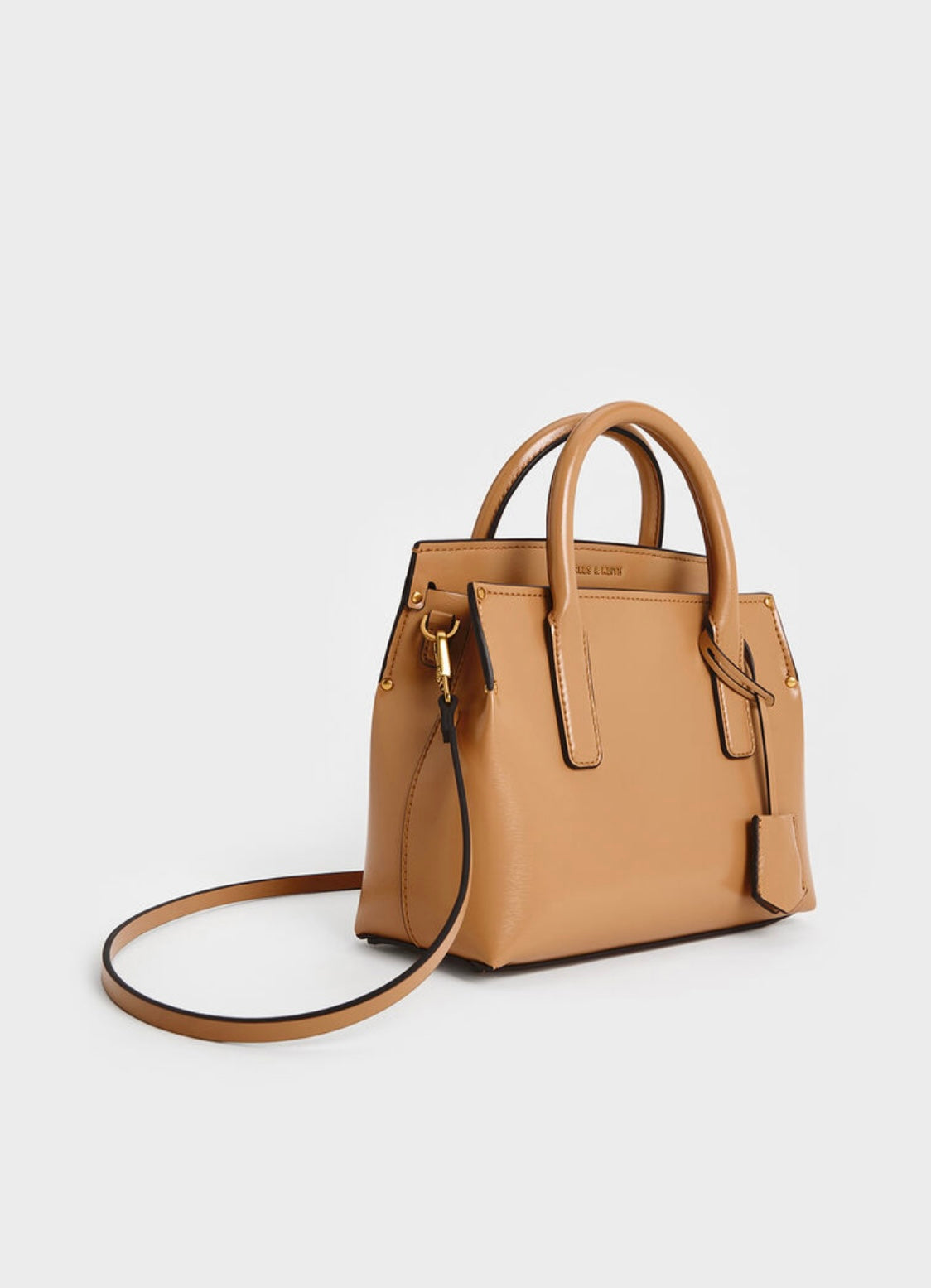 Rene Structured Top Handle Bag