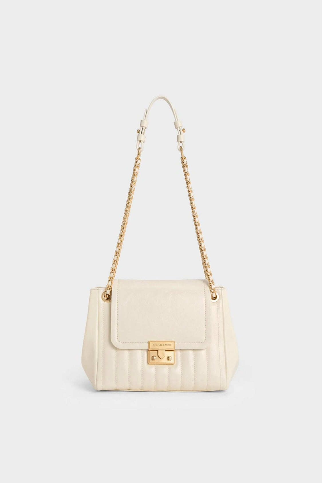 Donna Crinkle-Effect Shoulder Bag