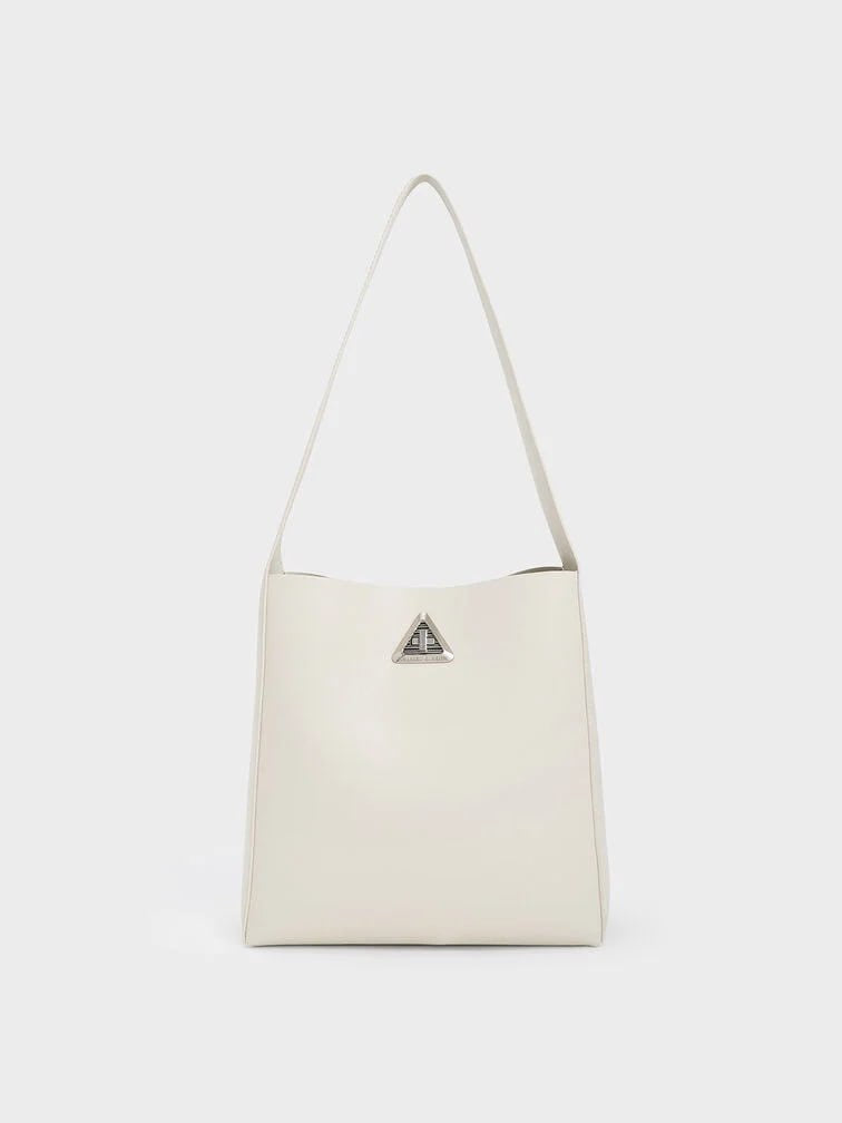 Trice Metallic Accent Large Hobo Bag