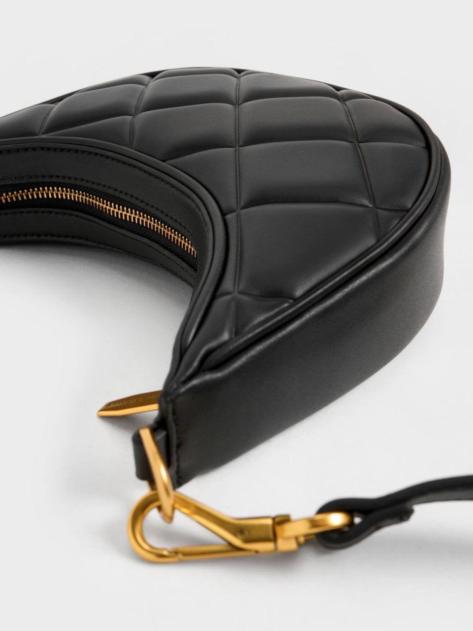 Bonnie Chain-Handle Crescent Bag