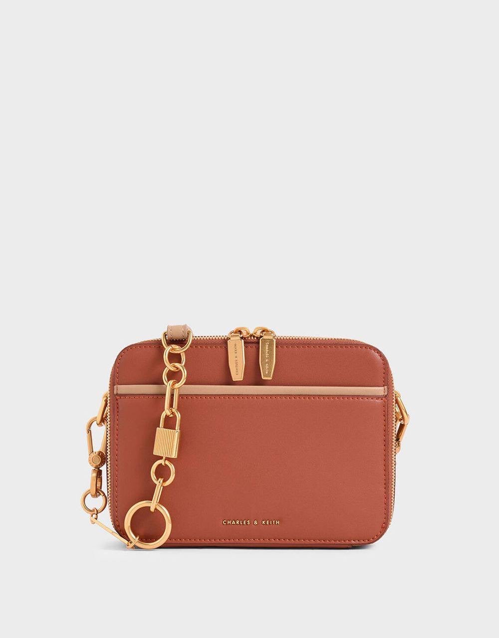 Double Zip Crossbody Bag