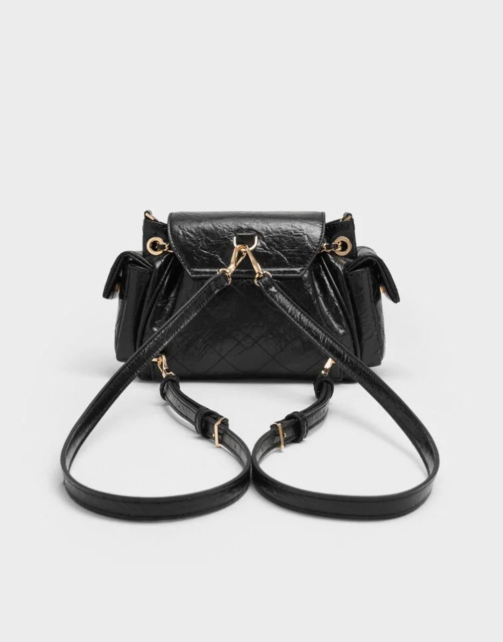 Duo Quilted Two-Way Front Flap Backpack