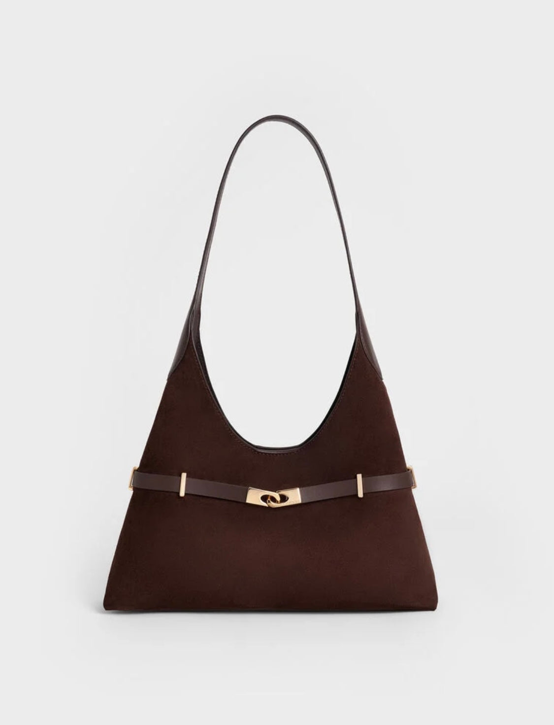 Arlet Metallic-Accent Belted Hobo Bag