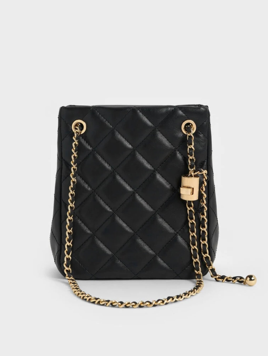 Alva Quilted Braided-Strap Shoulder Bag