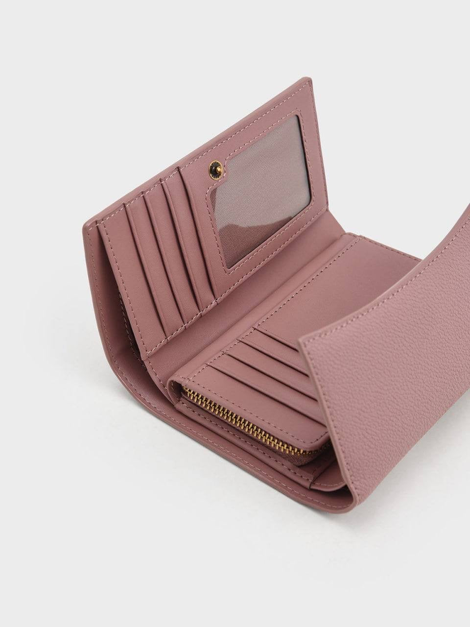 Huxley Metallic-Accent Front Flap Wallet