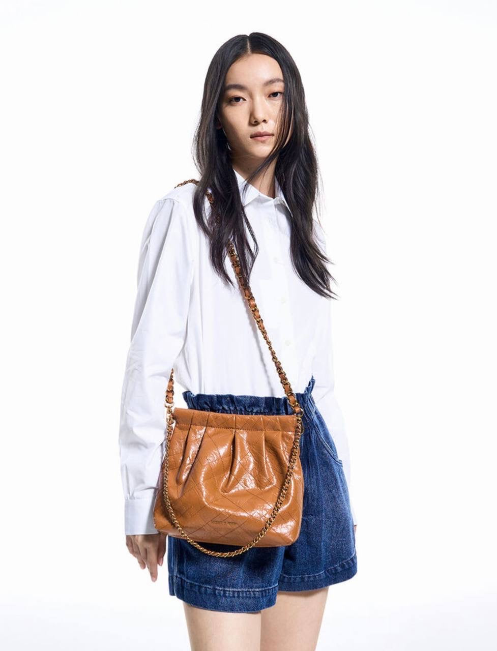 Duo Chain Handle Shoulder Bag