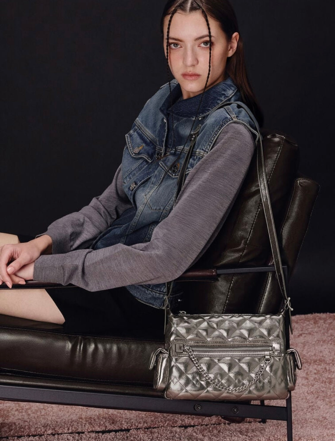 Duo Quilted Shoulder Bag