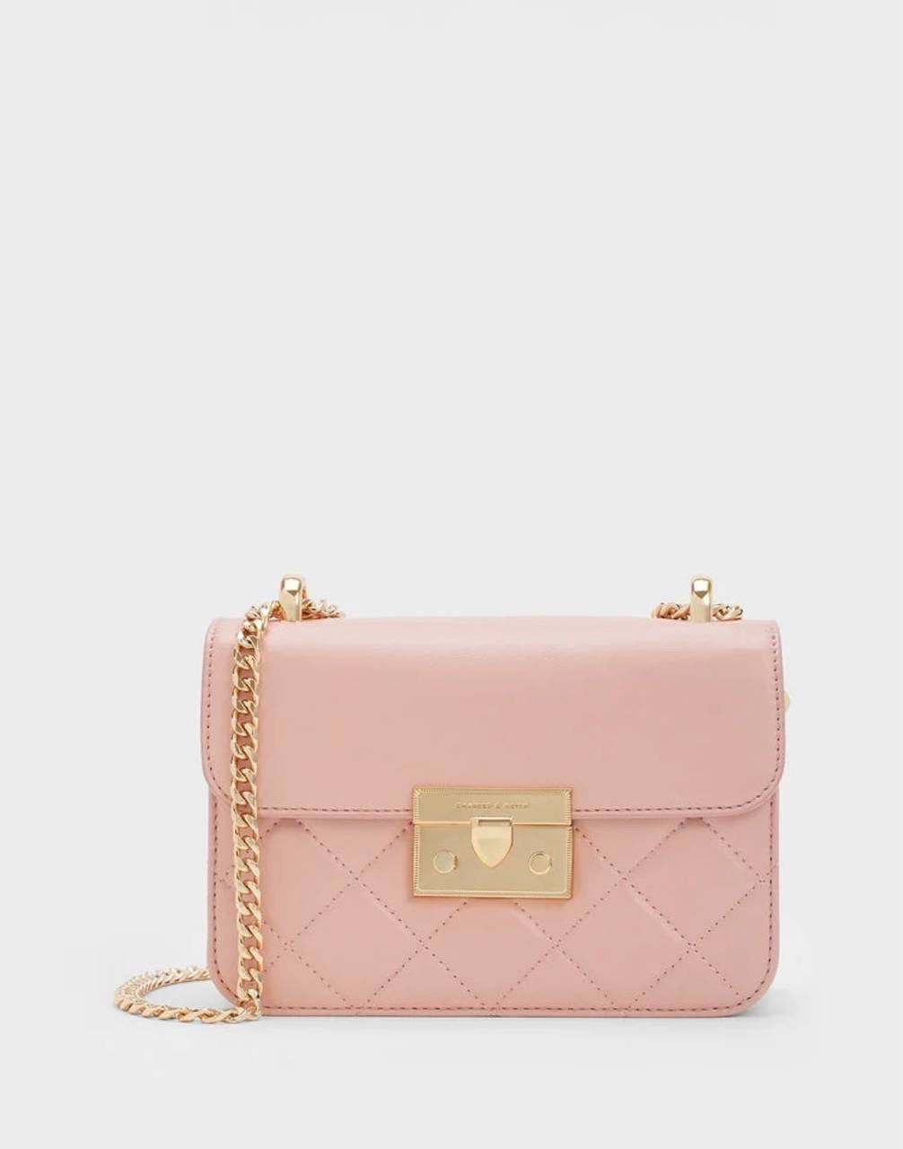 Alva Quilted Chain-Handle Bag