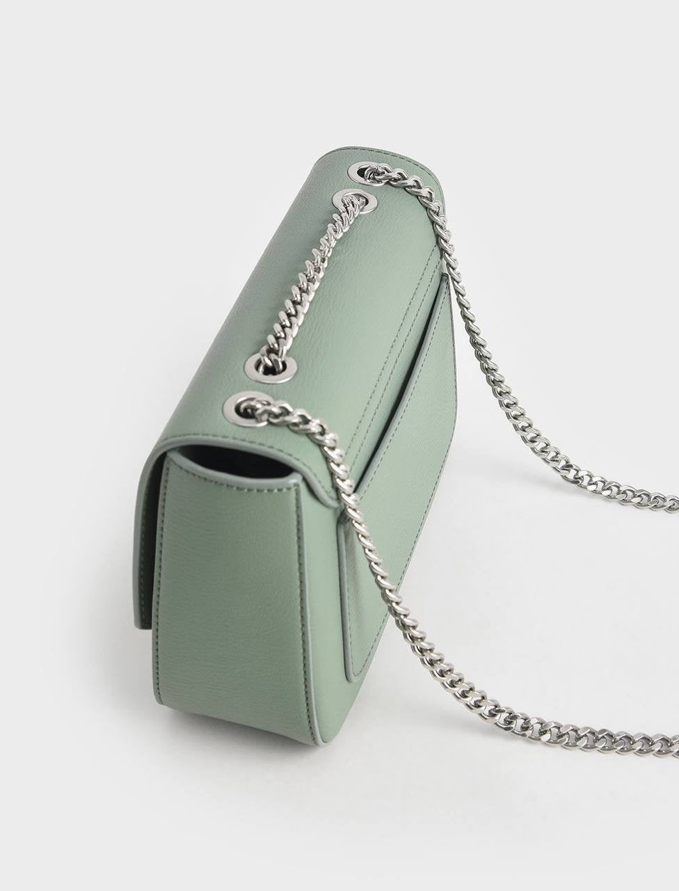 Classic Push-Lock Crossbody Bag