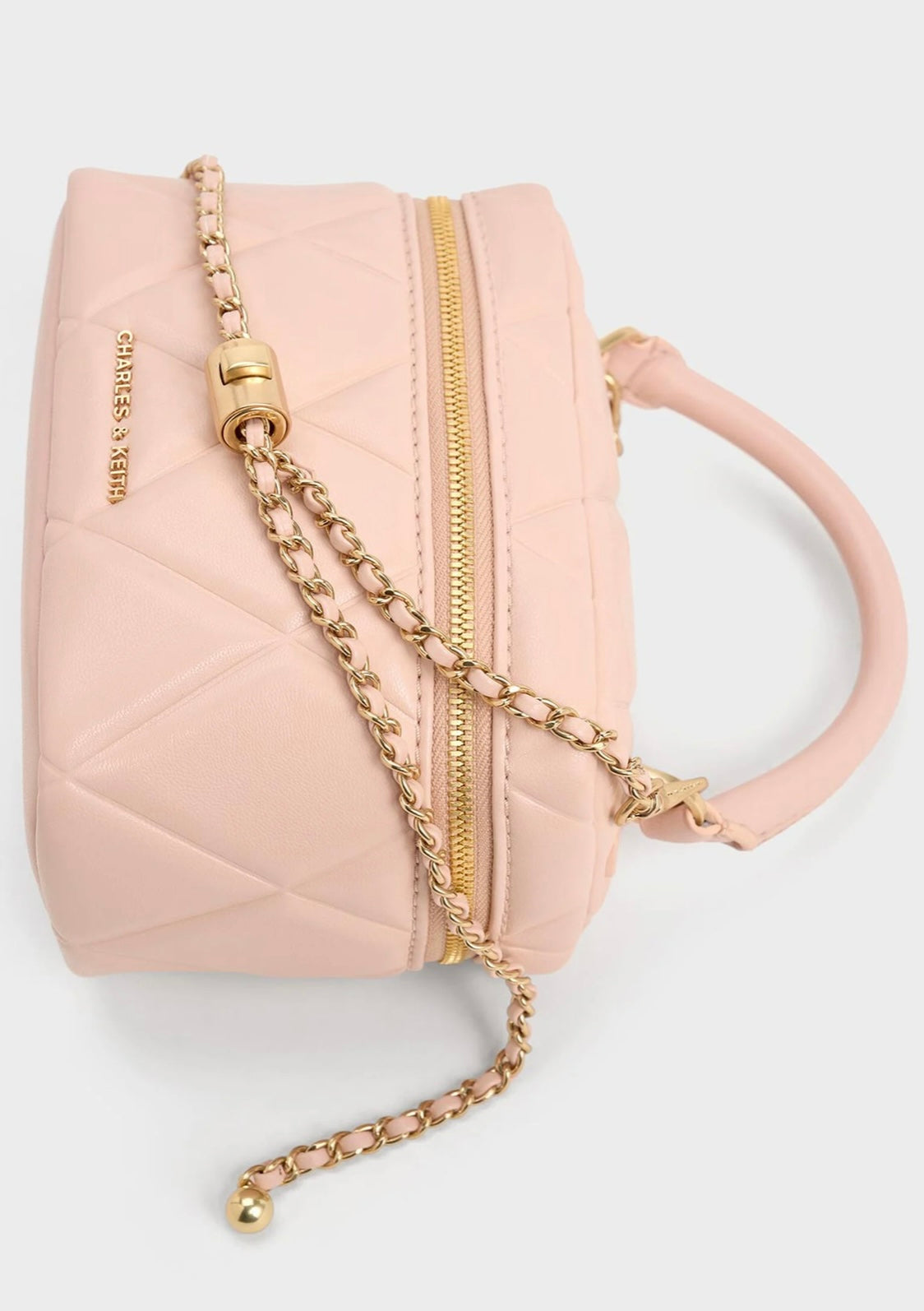 Arwen Quilted Top Handle Vanity Bag (With Box)