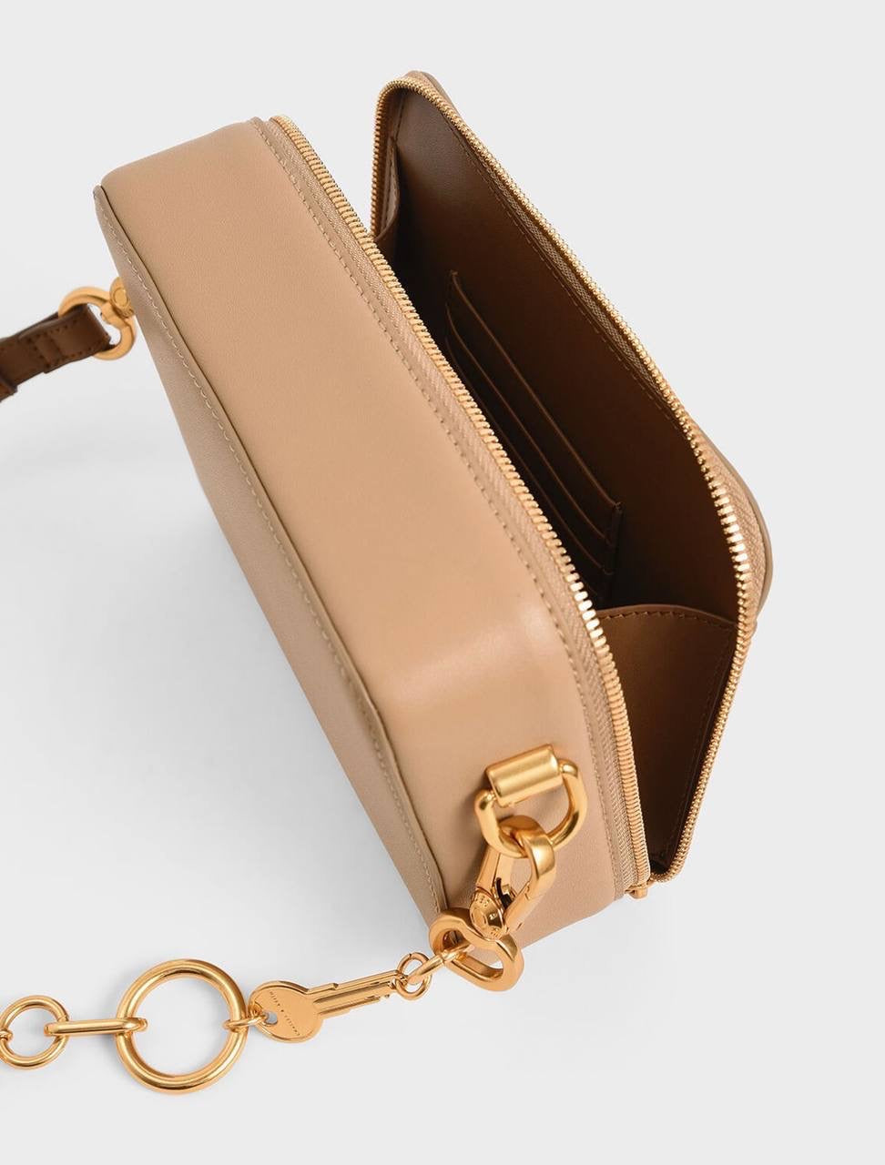 Double Zip Crossbody Bag