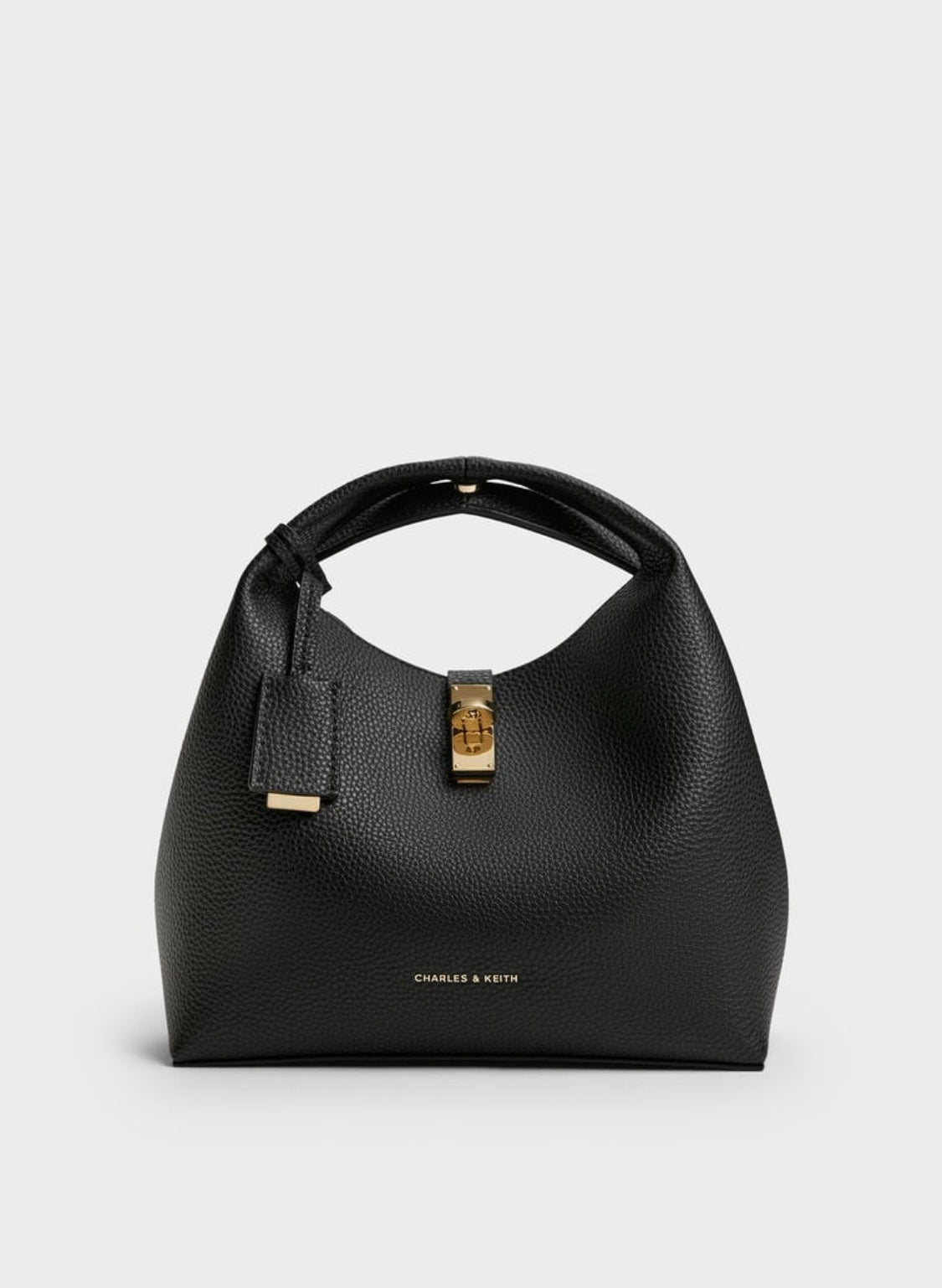 Chance Turn-Lock Bucket Bag