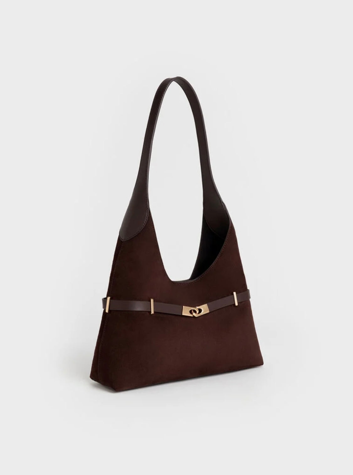 Arlet Metallic-Accent Belted Hobo Bag