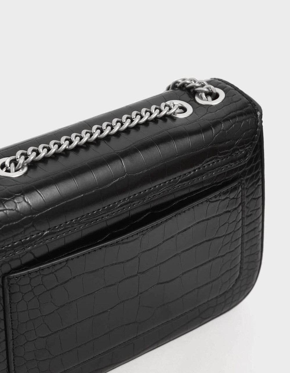 Classic Push-Lock Crossbody Bag