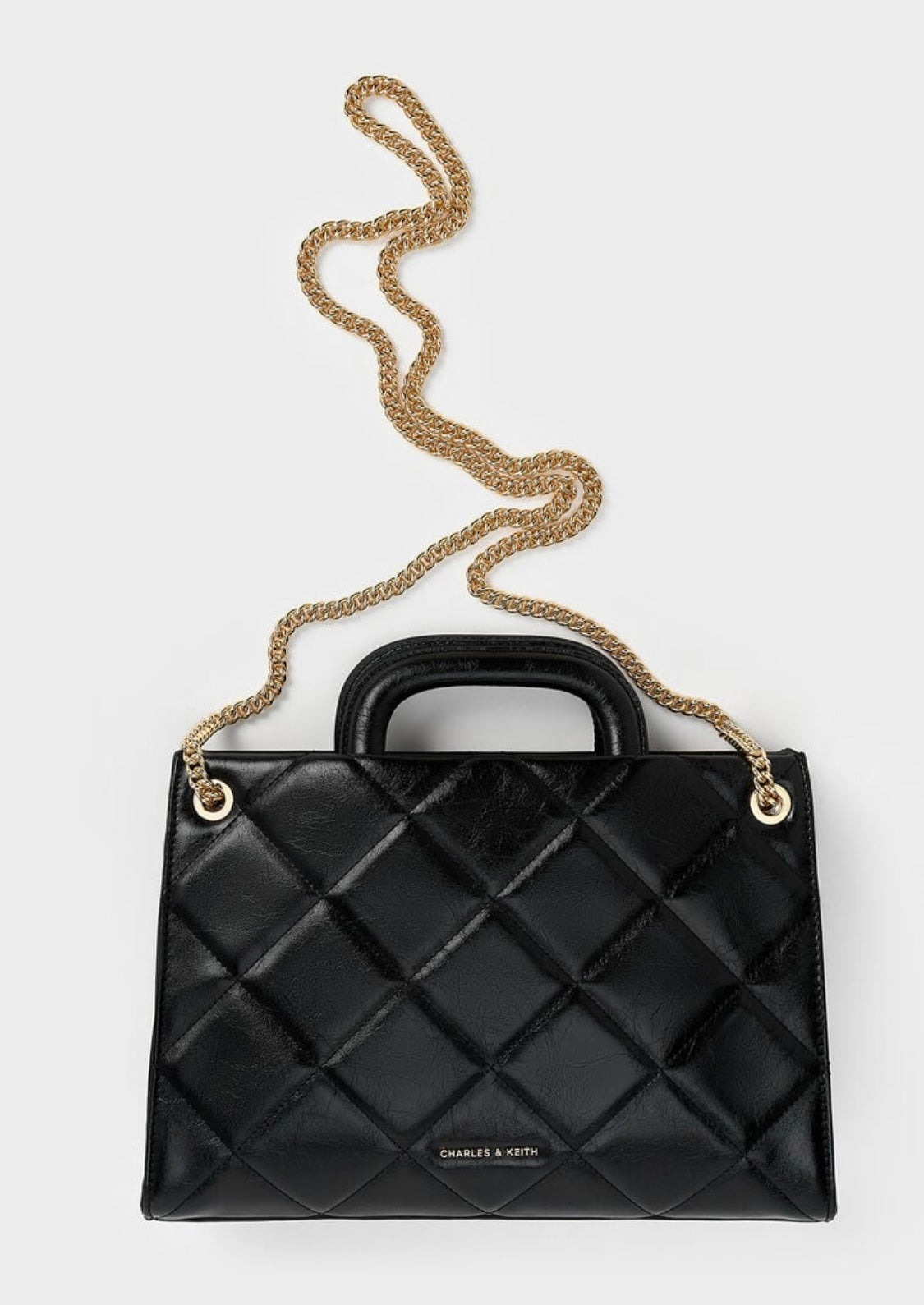Apfra Quilted Chain-Handle Bag