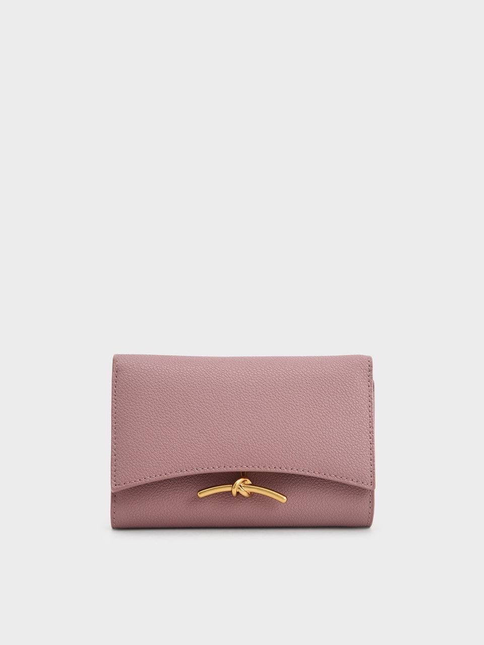 Huxley Metallic-Accent Front Flap Wallet