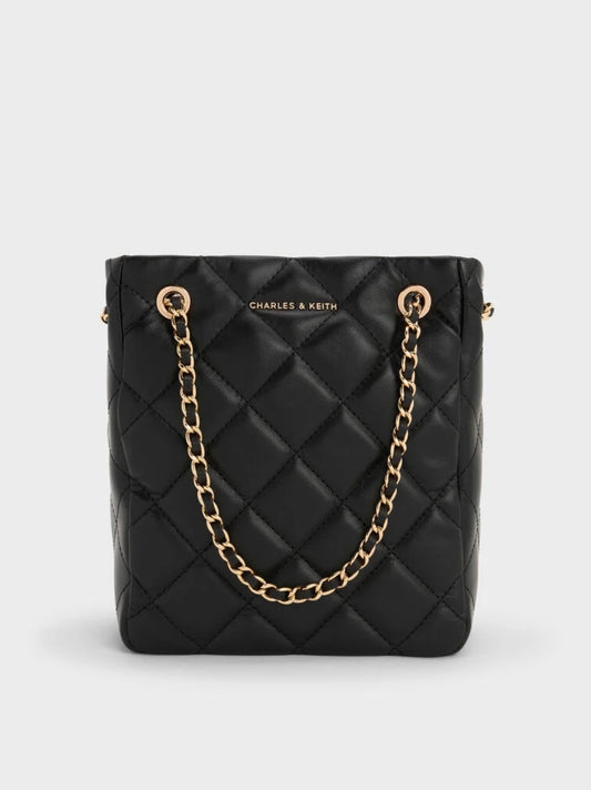 Alva Quilted Braided-Strap Shoulder Bag