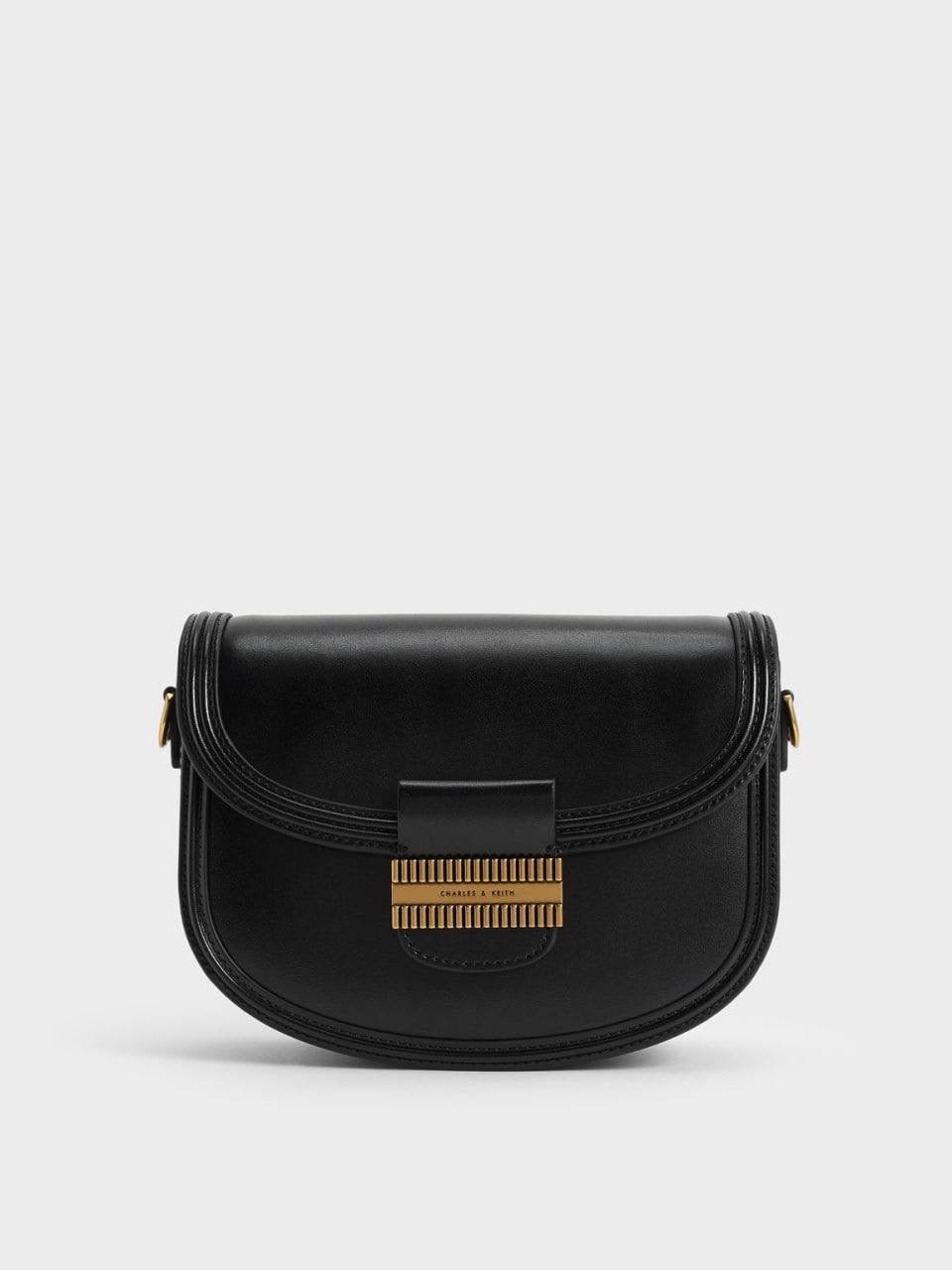 Embellished Saddle Bag