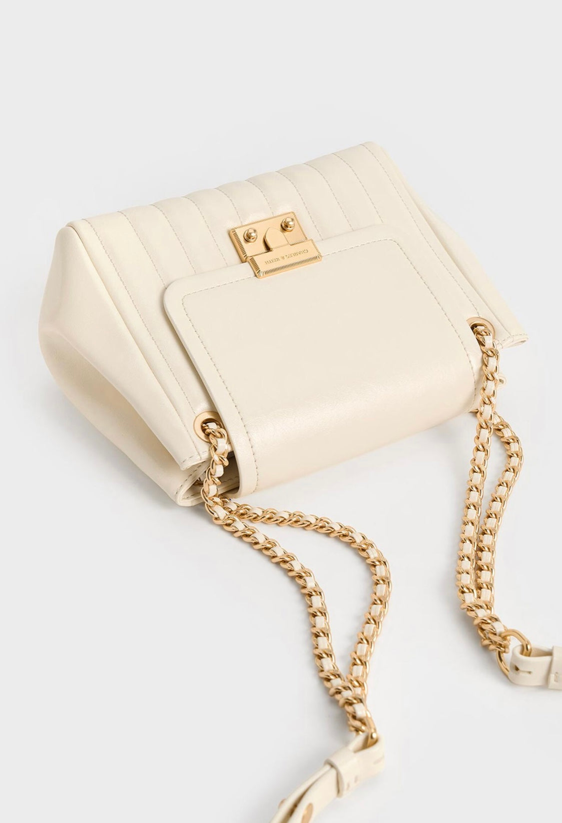 Donna Crinkle-Effect Shoulder Bag