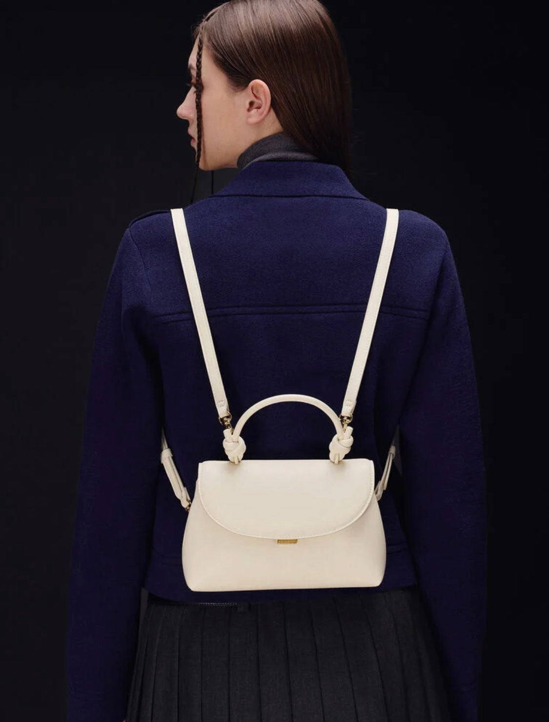 Sammie Knotted-Handle Two-Way Backpack