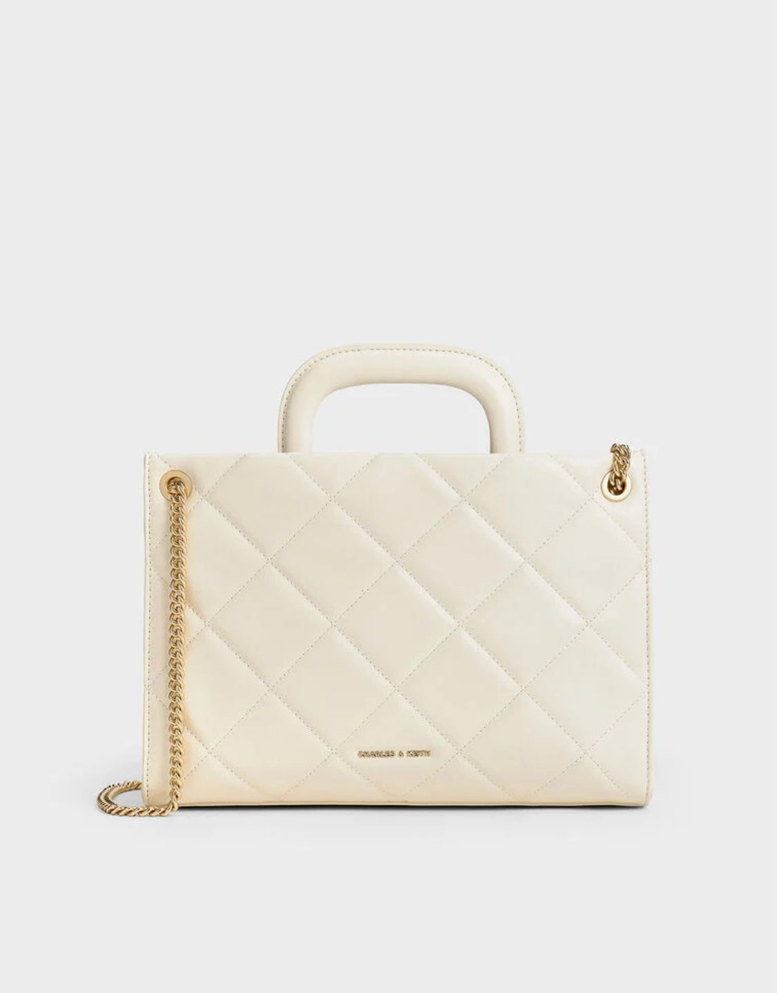 Apfra Quilted Chain-Handle Bag