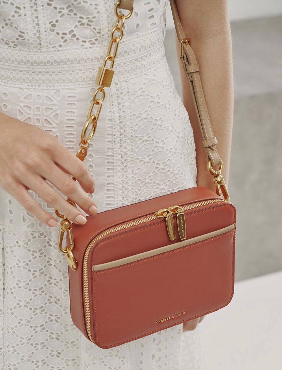 Double Zip Crossbody Bag