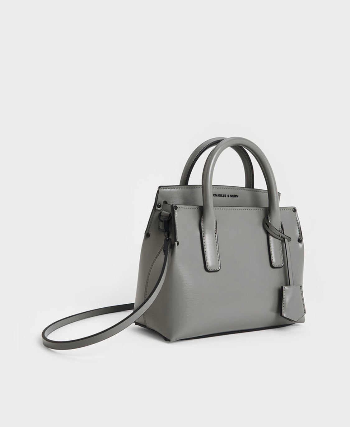 Rene Structured Top Handle Bag