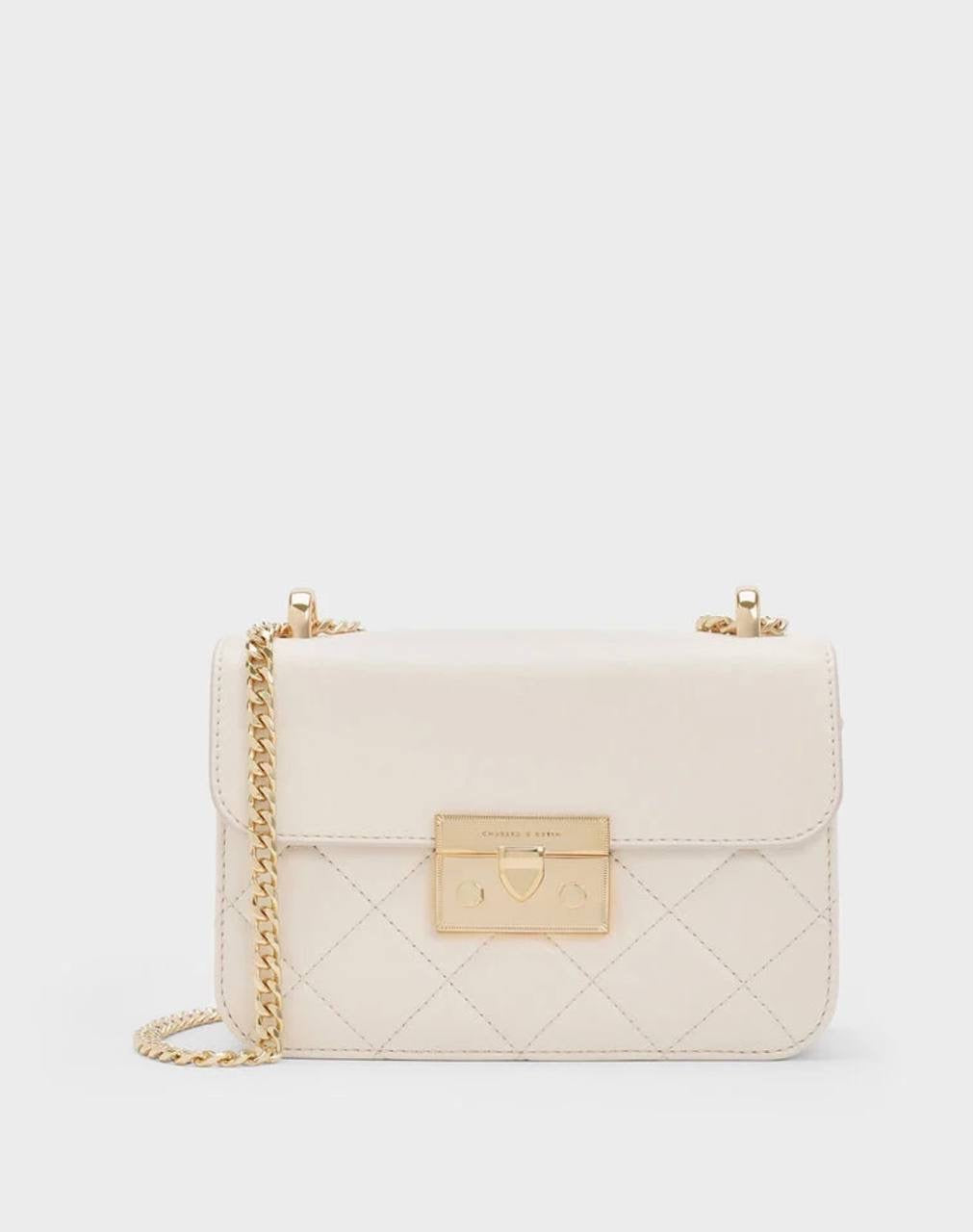 Alva Quilted Chain-Handle Bag