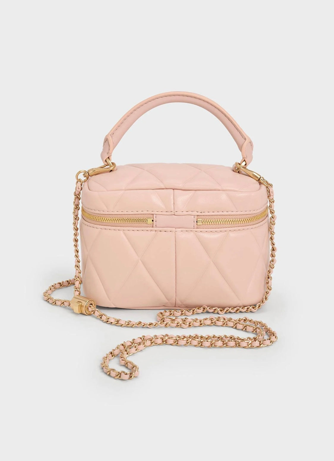 Arwen Quilted Top Handle Vanity Bag (With Box)