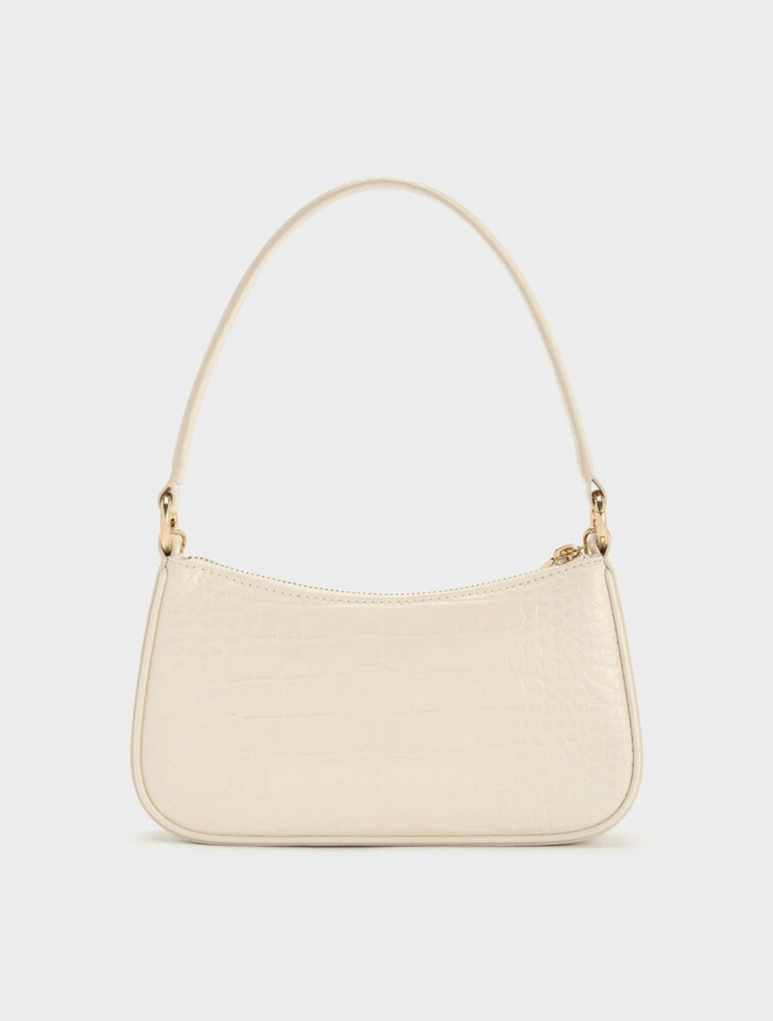 Elspeth Croc-Effect Chain-Link Shoulder Bag