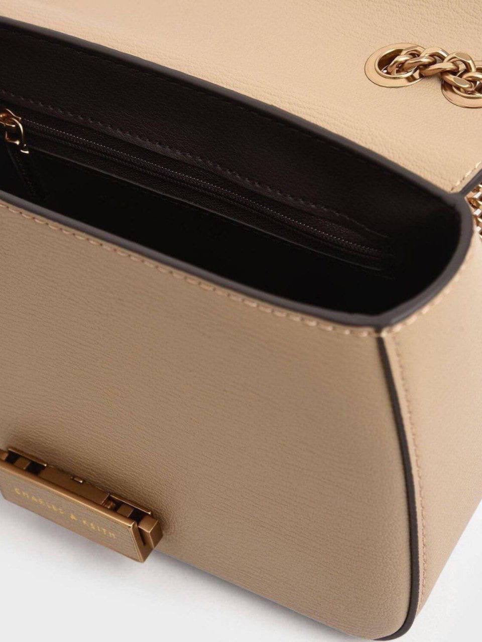 Classic Push-Lock Crossbody Bag